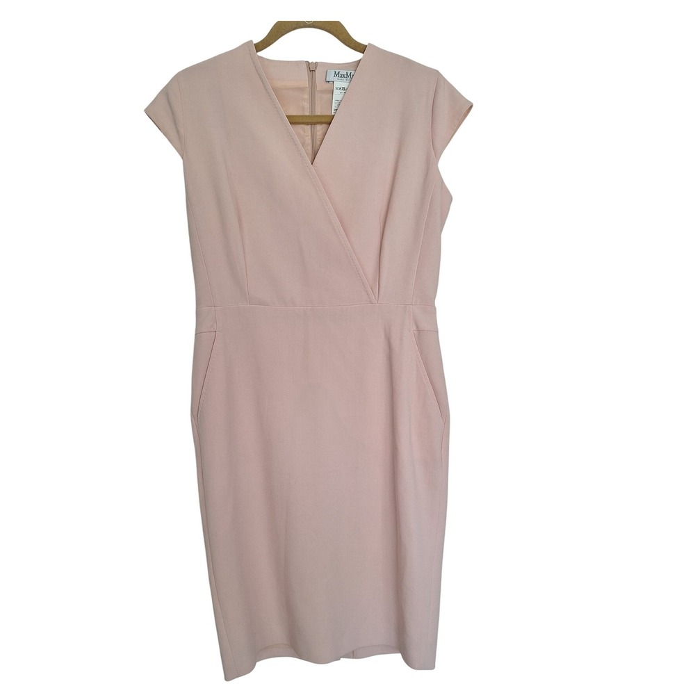 Weekend Max Mara Blush Pink Midi Sheath Dress